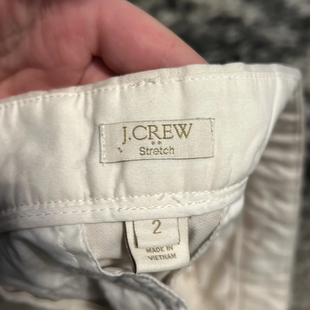 J. Crew white crew